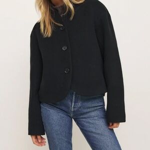 Reformation Owen Jacket in Black